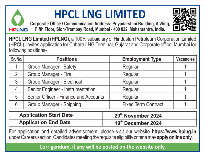 HP LNG Recruitment various group manager officer and engineer posts 2024.png